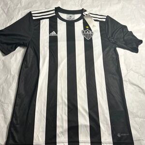 Adidas Aeroready Atletico Mineiro Kids Soccer Jersey Black White Striped‎ CAM